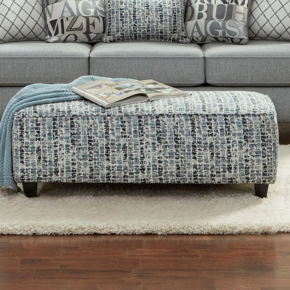 Ottoman with 2025 matching pillows